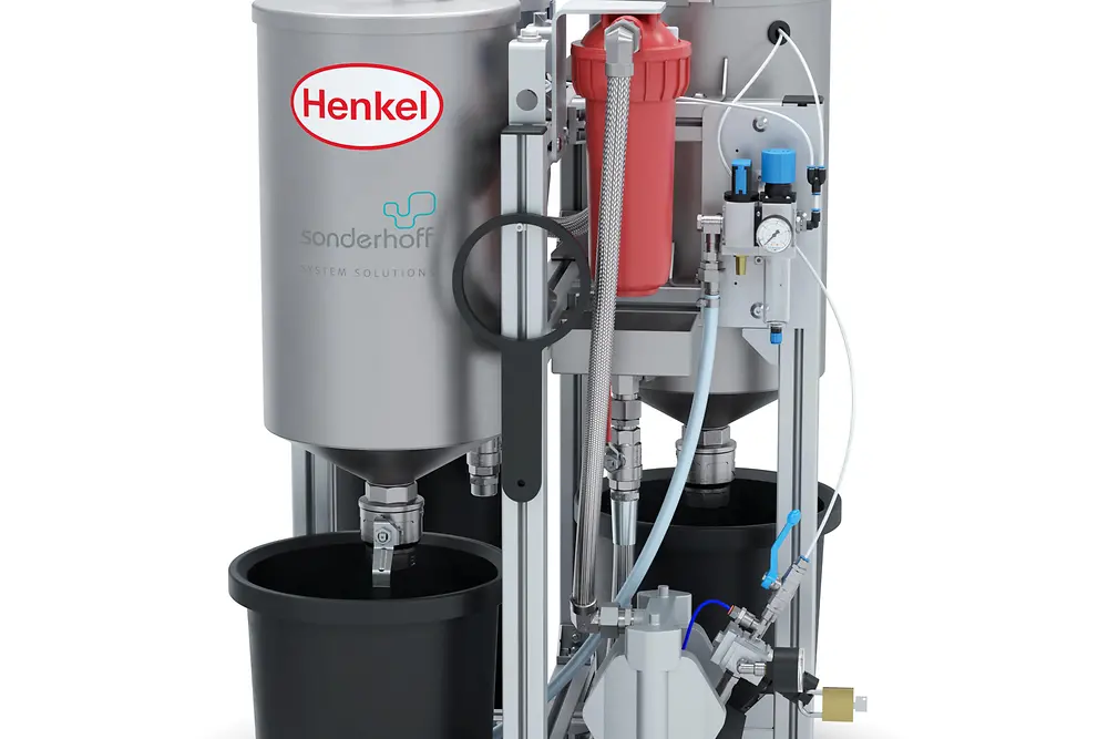 
With the new Sonderhoff rinsing water recycling system the rinse/process water is purified in a multi-stage filtration process. 