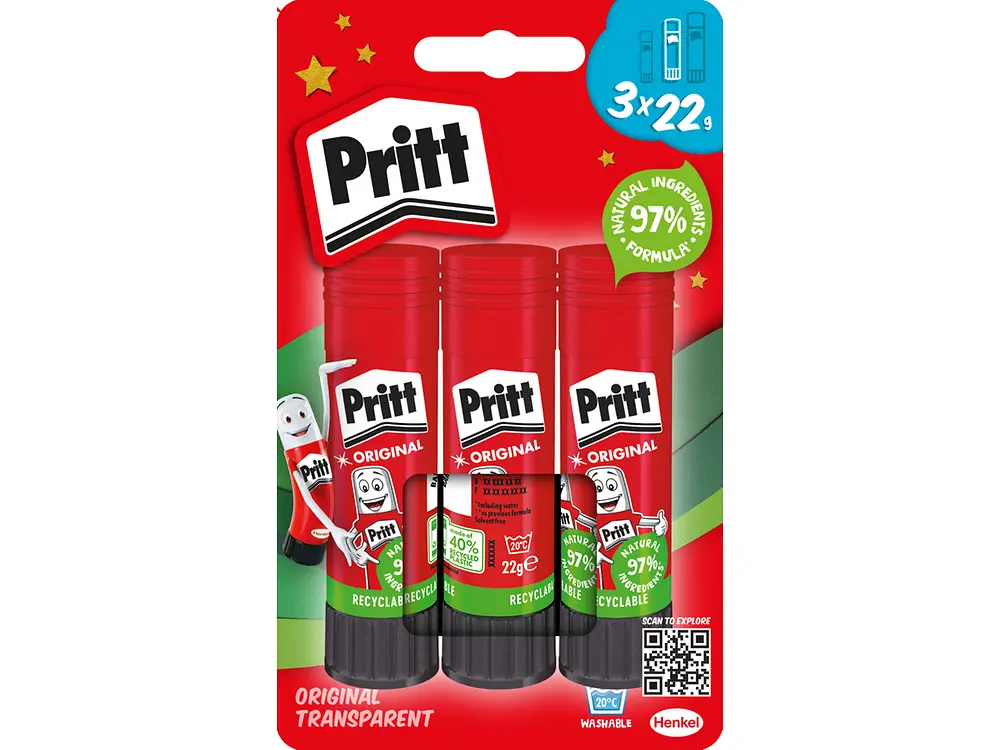 
Pritt presents refreshed packaging design for improved consumer experience and sustainability.