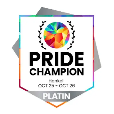 Henkel is one of 21 large companies that has reached 100% in Overall Result. Henkel has the PLATIN Status in the Uhlala Pride Index.